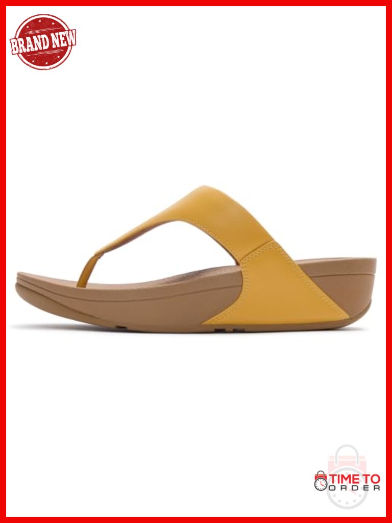 Genuine Leather Thong Sandals With Rubber Sole Slip Resistant